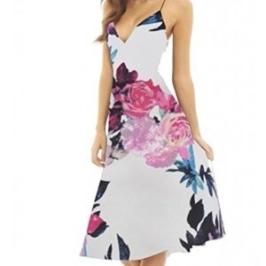 AX Paris Women's Strappy Floral Dress - size 10